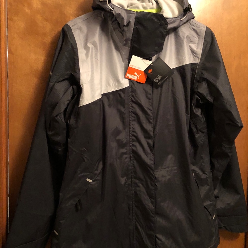 Puma Rain Proof Sports Performance Hooded Jacket